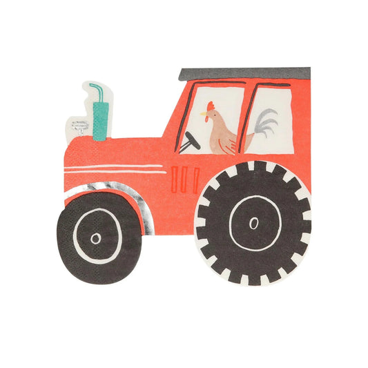 ON THE FARM TRACTOR NAPKINS
