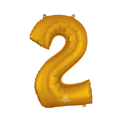 34" GOLD FOIL NUMBERS