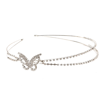 BOUTIQUE BUTTERFLY BOW RHINESTONE HEADBAND