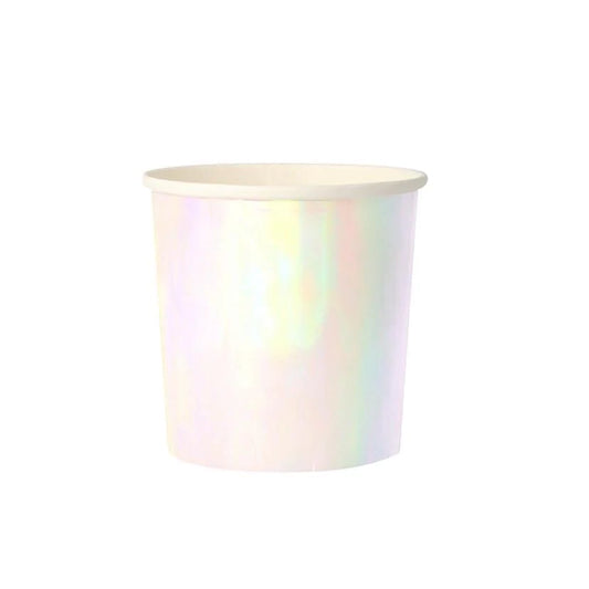 IRIDESCENT TUMBLER CUPS