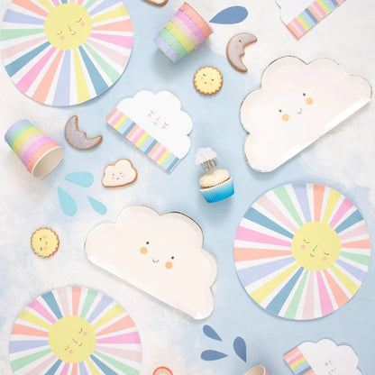 RAINBOW SUN PLATES