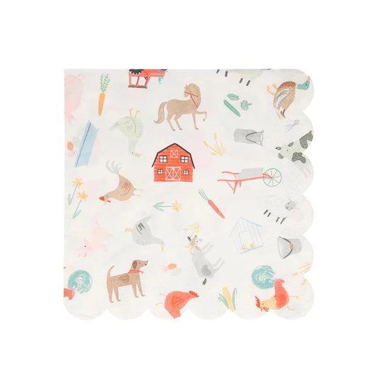 ON THE FARM LARGE NAPKINS