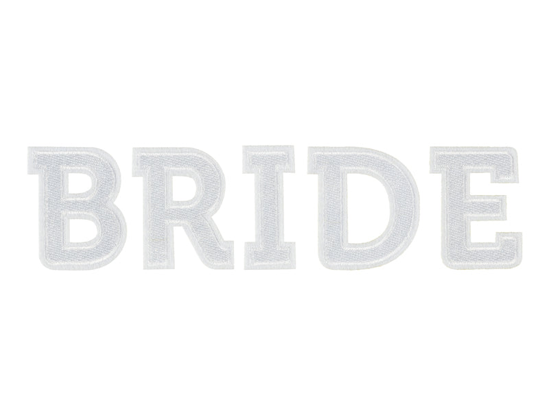 BRIDE IRON ON PATCHES