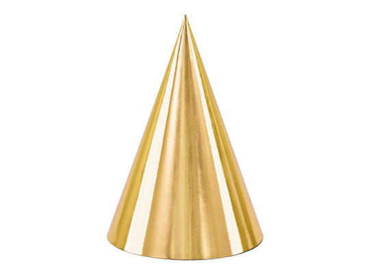 GOLD PARTY HATS