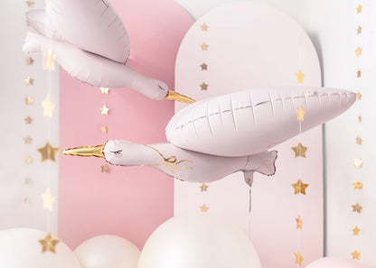 STORK FOIL BALLOON | LIGHT PINK