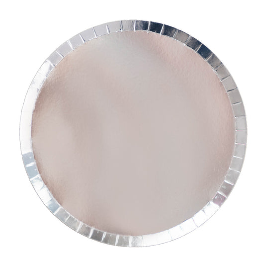 SHADES SILVER LARGE PLATES