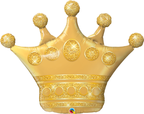 GOLD CROWN FOIL BALLOON