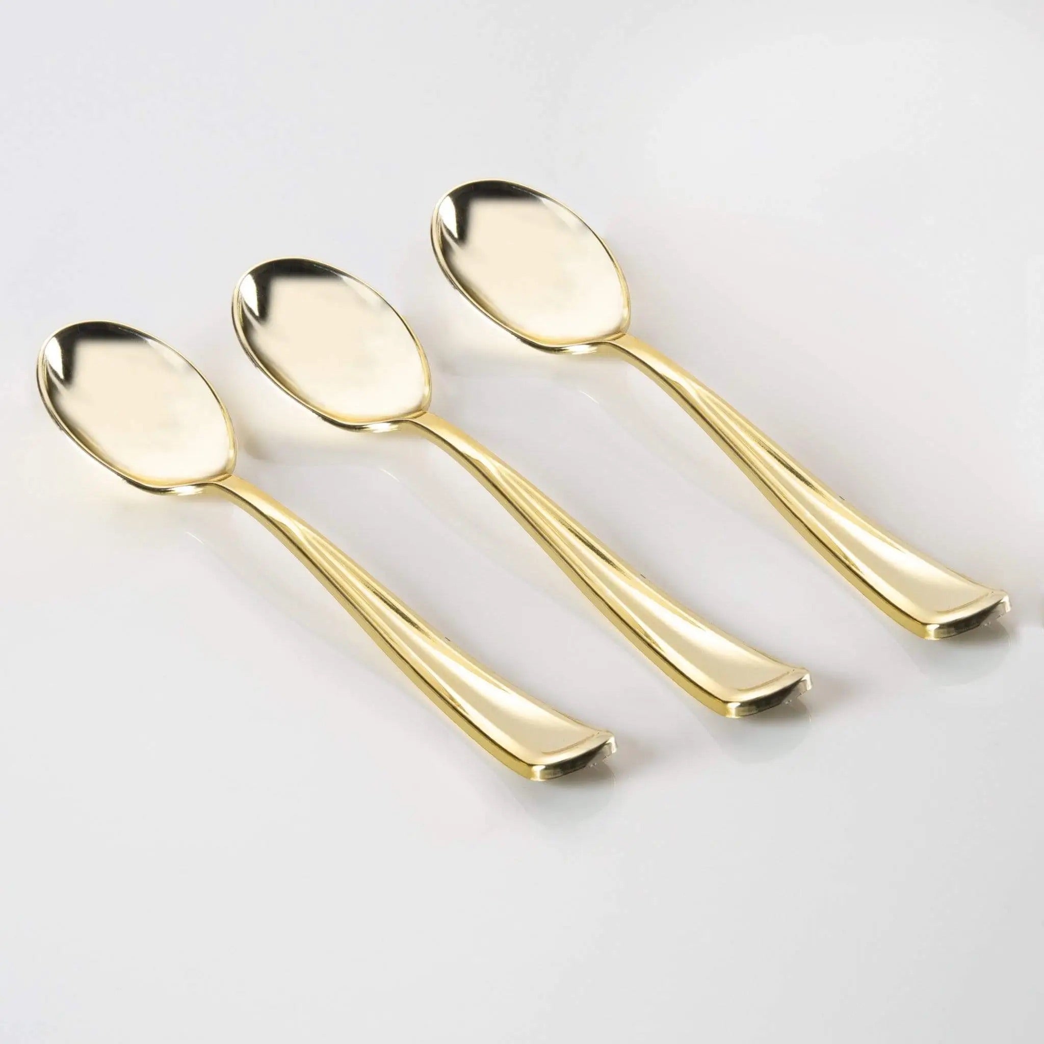 CLASSIC GOLD SPOONS | 20 PIECES – PICCOLO PARTIES