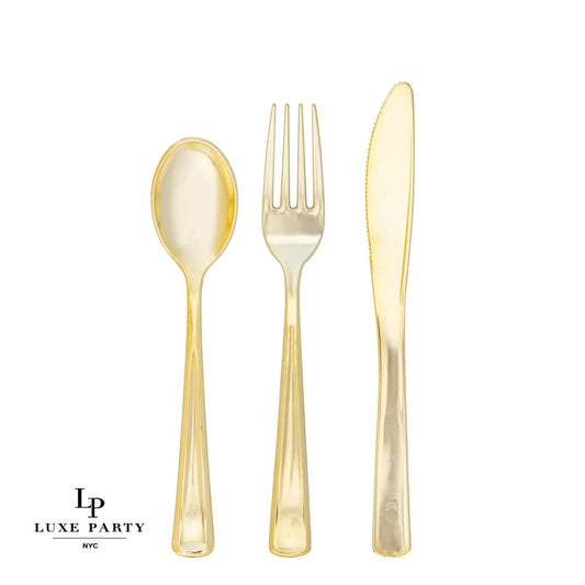 GOLD CUTLERY SET | 60 PIECES