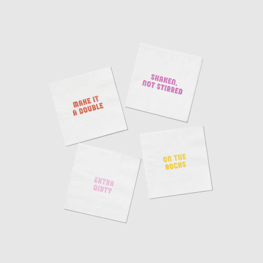 HAPPY HOUR COCKTAIL NAPKINS