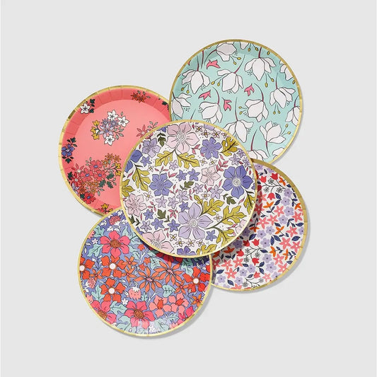 IN FULL BLOOM SMALL PARTY PLATES