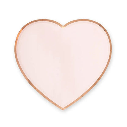 HEART PARTY PLATES - LARGE